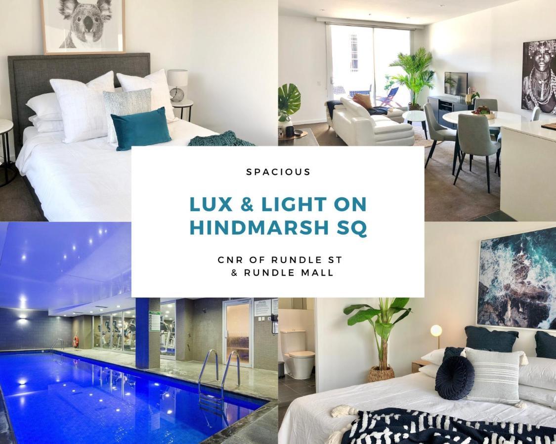 Lux 2Br Apt On Hindmarsh Sq-Pool-Gym-Sauna-Parking Adelaide Exteriör bild